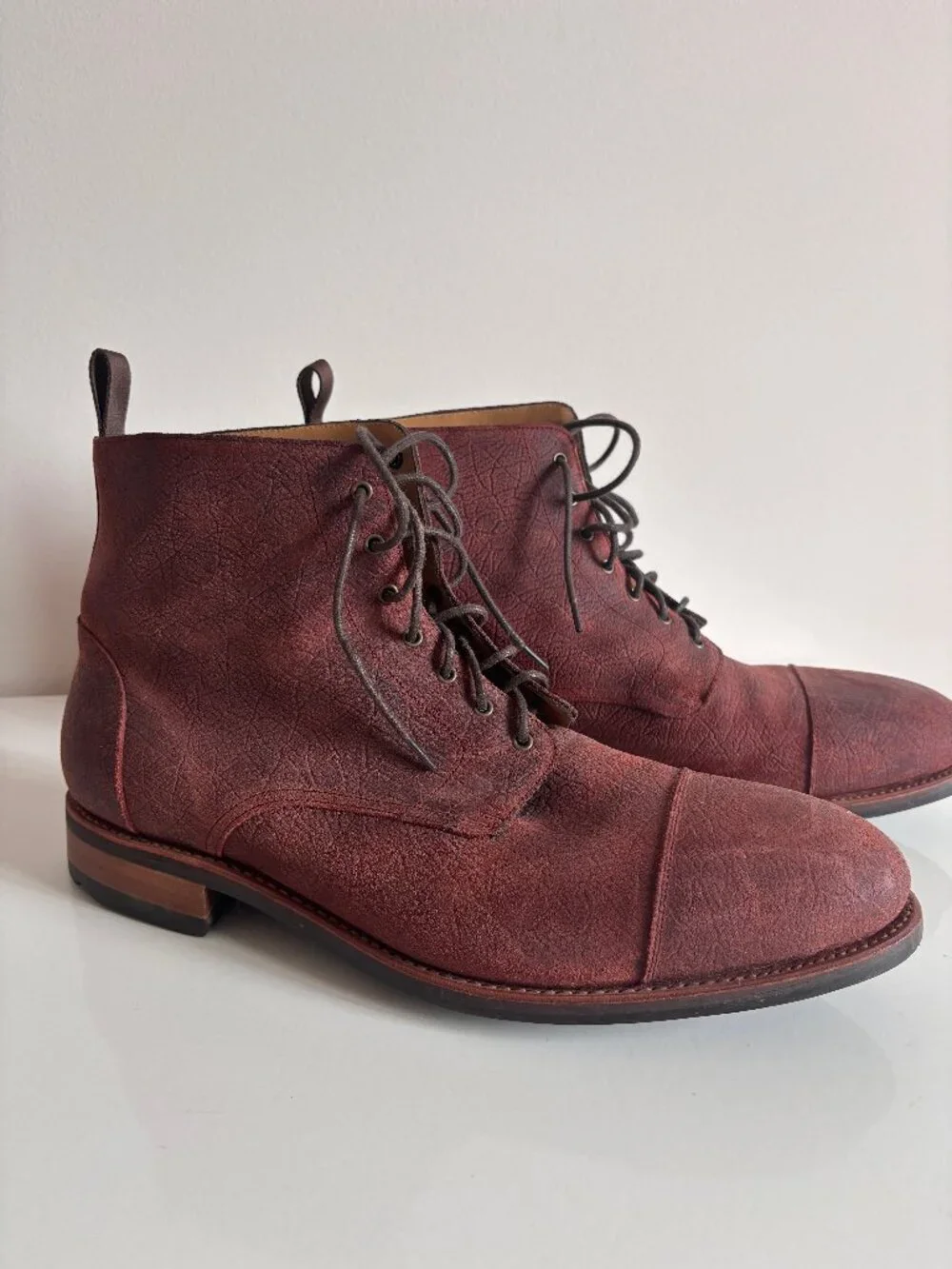 TAFT The Dragon Cap-toe Lace-up Combat/Dress Boot